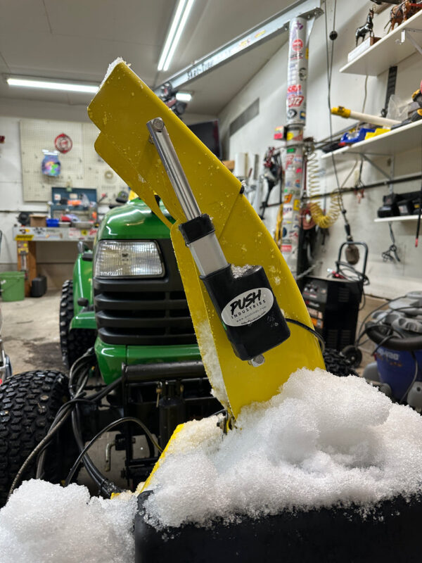 Push Industries Snow Blower Chute Deflector Control Kit - Designed for Deere, 47", 54", & 60" Snow Blowers (System for Deere Blowers)