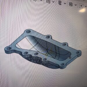WB FLOWMAX Wetbike exhaust plate - Image 2