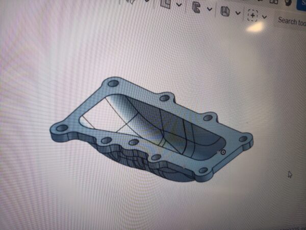 WB FLOWMAX Wetbike exhaust plate