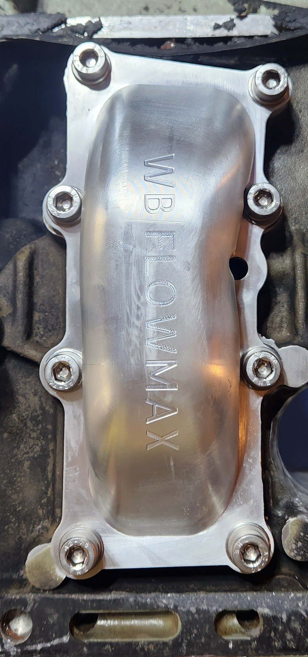 WB FLOWMAX Wetbike exhaust plate - Image 1