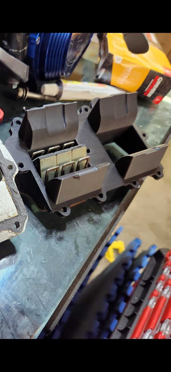 Wetbike V reed Manifold w/ integrated stuffer/ ramps 
 PREORDER